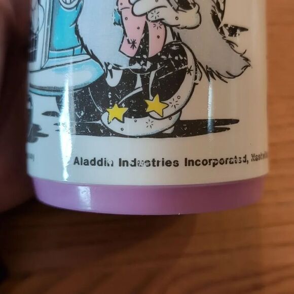 Vintage Mickey and Minnie Mouse Pink Children's Travel Mug, Aladdin Industries - Picture 5 of 16